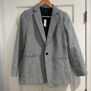 Talbots Blue Check Blazer - NWT - Size 4